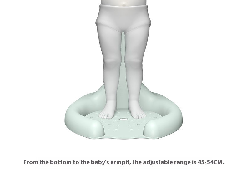 Baby Standing Red Mouth Duck Bath Table Hands-free Shower Non-slip Spine Protection Adjustable
