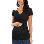 European And American Short-sleeved Maternity Wear