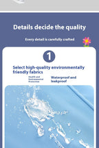 Children's Raincoat Girls Boys Primary School Students School Belt Schoolbag Seat Middle And Big Children Full Body Poncho